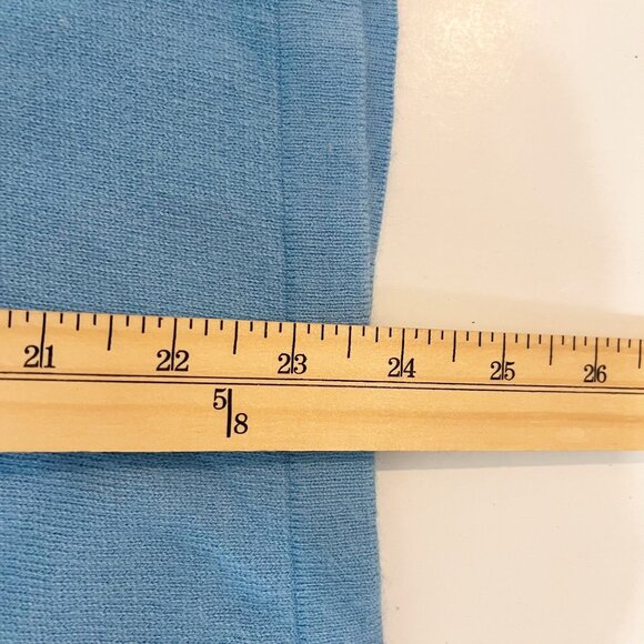 Lilly Pulitzer Christin Blue Off the Shoulder Long Sleeve Sweater Size Medium - Picture 6 of 6